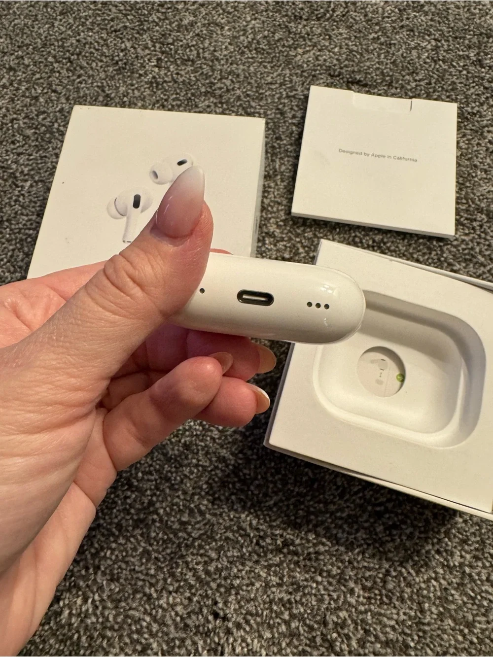 NEW Apple AirPods Pro 2nd Generation Earbuds with Charging Case in White